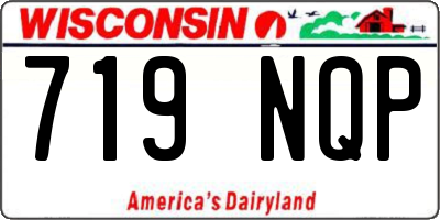 WI license plate 719NQP