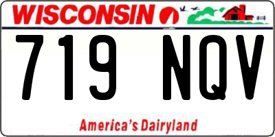 WI license plate 719NQV