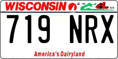WI license plate 719NRX