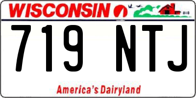WI license plate 719NTJ