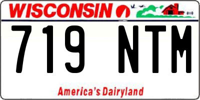 WI license plate 719NTM