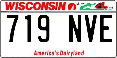 WI license plate 719NVE