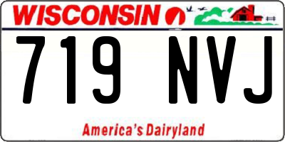 WI license plate 719NVJ