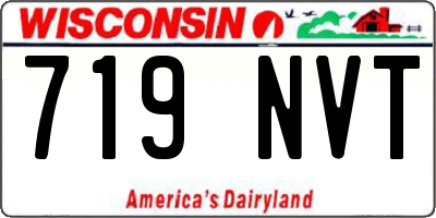 WI license plate 719NVT