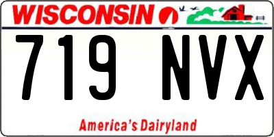 WI license plate 719NVX