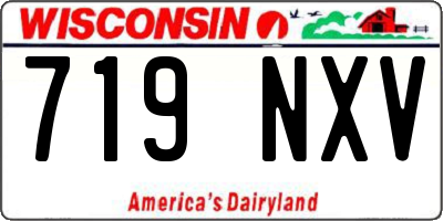 WI license plate 719NXV