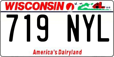 WI license plate 719NYL