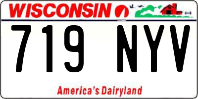 WI license plate 719NYV