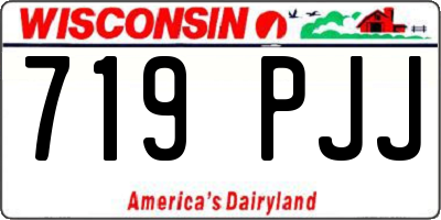 WI license plate 719PJJ