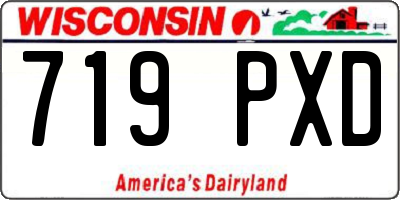 WI license plate 719PXD