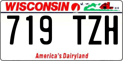 WI license plate 719TZH