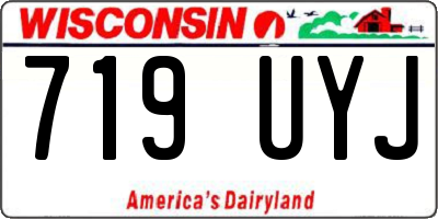 WI license plate 719UYJ