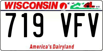 WI license plate 719VFV
