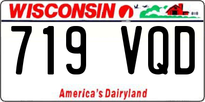 WI license plate 719VQD
