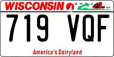 WI license plate 719VQF