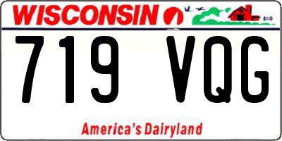 WI license plate 719VQG