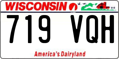 WI license plate 719VQH