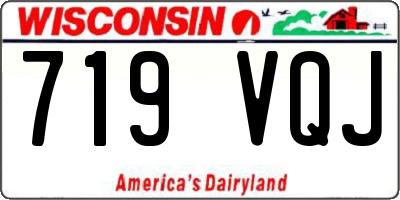 WI license plate 719VQJ