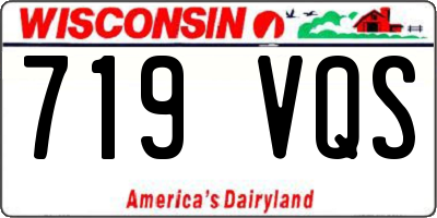 WI license plate 719VQS