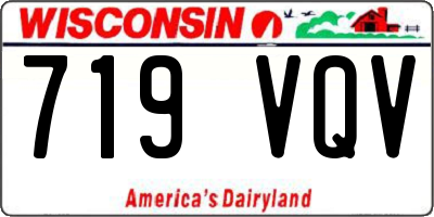 WI license plate 719VQV