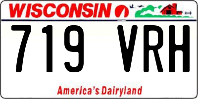 WI license plate 719VRH