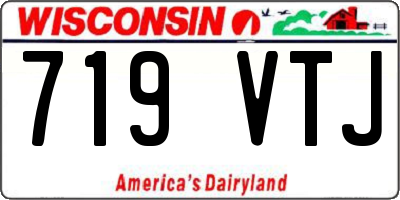 WI license plate 719VTJ