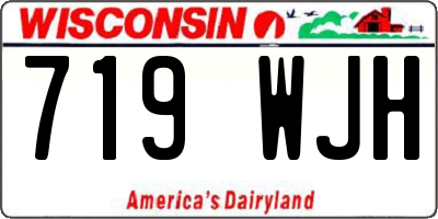 WI license plate 719WJH