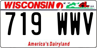 WI license plate 719WWV