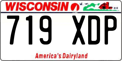 WI license plate 719XDP