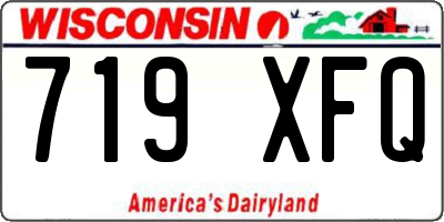 WI license plate 719XFQ