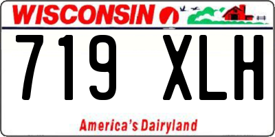 WI license plate 719XLH
