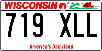 WI license plate 719XLL