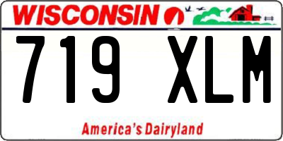 WI license plate 719XLM