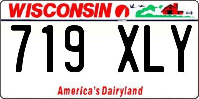WI license plate 719XLY