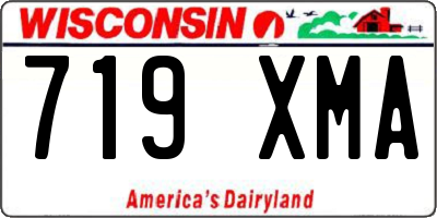 WI license plate 719XMA