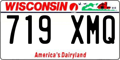 WI license plate 719XMQ