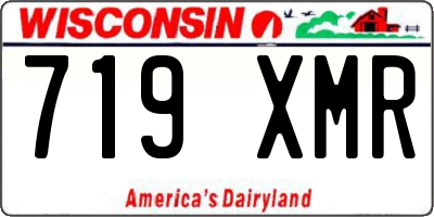 WI license plate 719XMR
