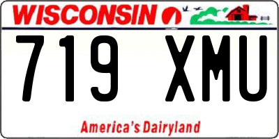 WI license plate 719XMU