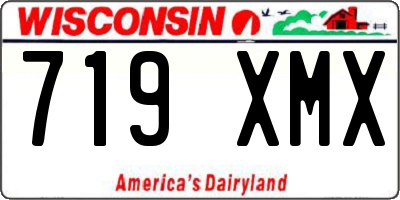 WI license plate 719XMX