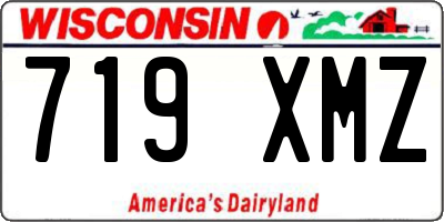 WI license plate 719XMZ