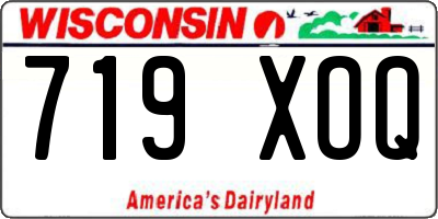 WI license plate 719XOQ