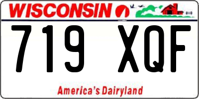 WI license plate 719XQF