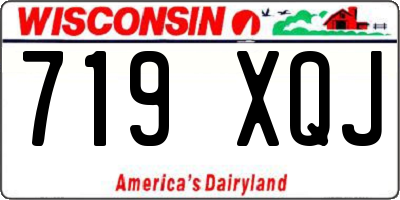 WI license plate 719XQJ