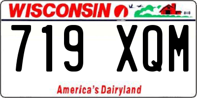 WI license plate 719XQM