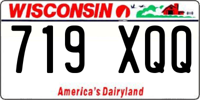 WI license plate 719XQQ