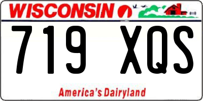 WI license plate 719XQS