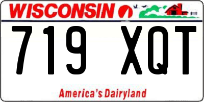 WI license plate 719XQT