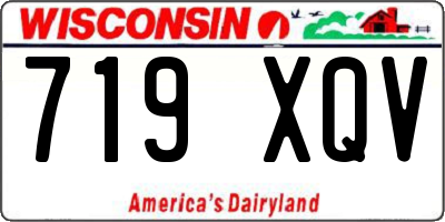 WI license plate 719XQV