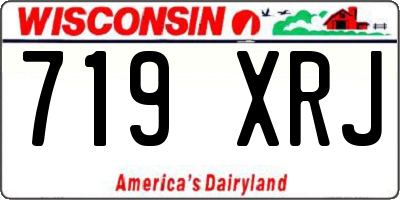 WI license plate 719XRJ