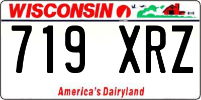 WI license plate 719XRZ